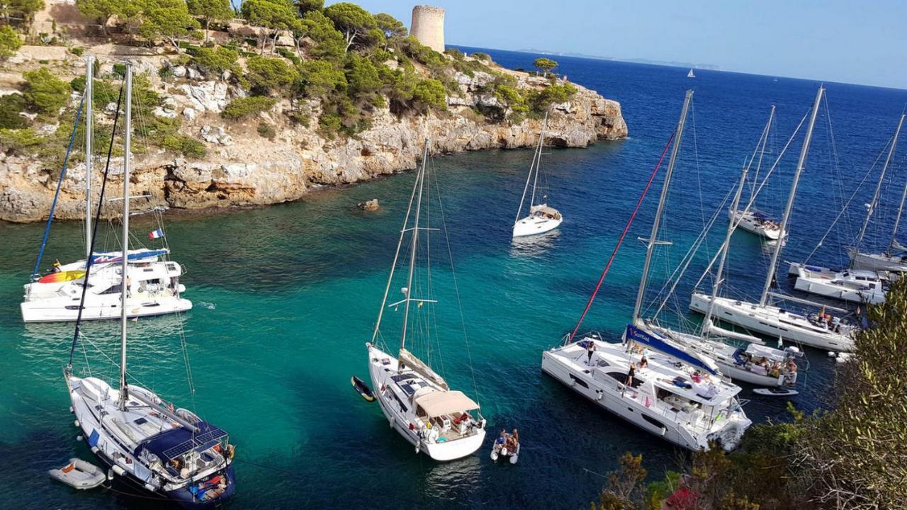 * Casa Del Diamante - Meer- Und Buchtblick Villa * Cala Pi  Εξωτερικό φωτογραφία