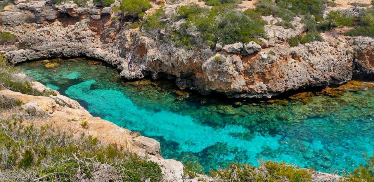 * Casa Del Diamante - Meer- Und Buchtblick Villa * Cala Pi  Εξωτερικό φωτογραφία